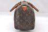 Authentic Louis Vuitton Monogram Speedy 25 Boston Hand Bag M41528 LV 1467I