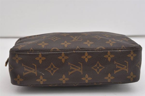 Auth Louis Vuitton Monogram Trousse Toilette 23 Clutch Hand Bag M47524 LV 1468I