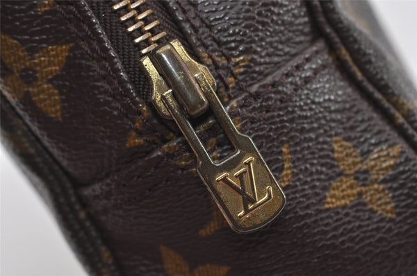 Auth Louis Vuitton Monogram Trousse Toilette 23 Clutch Hand Bag M47524 LV 1468I