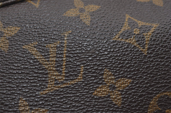 Auth Louis Vuitton Monogram Trousse Toilette 23 Clutch Hand Bag M47524 LV 1468I