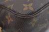 Auth Louis Vuitton Monogram Trousse Toilette 23 Clutch Hand Bag M47524 LV 1468I