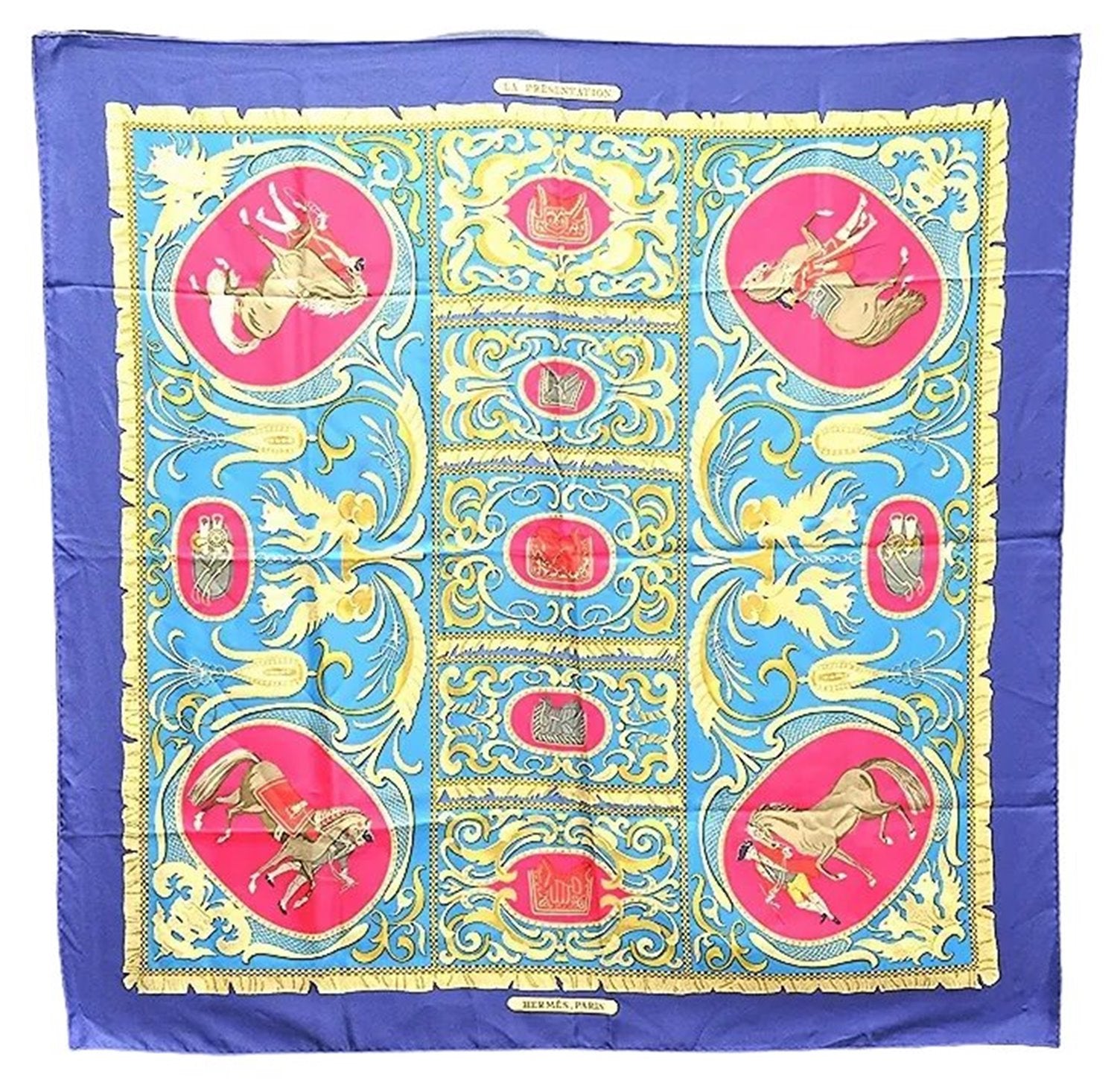 Authentic HERMES Carre 90 Scarf 