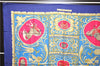 Authentic HERMES Carre 90 Scarf "LA PRESENTATION" Silk Blue 1470E