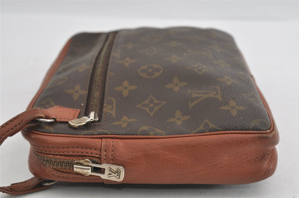 Authentic Louis Vuitton Monogram Pochette Sport Clutch Hand Bag Old Model 1470I
