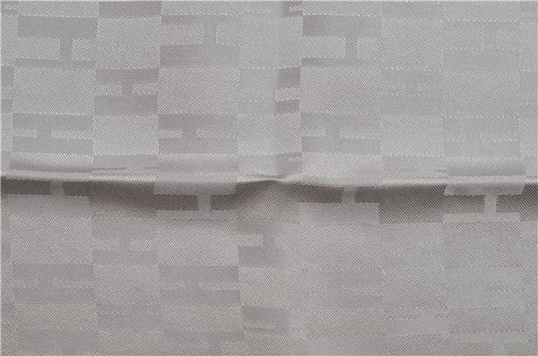 Authentic HERMES Petit Carre 40 Scarf Handkerchief "Grand H" Silk Gray Box 1472E