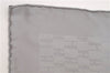 Authentic HERMES Petit Carre 40 Scarf Handkerchief "Grand H" Silk Gray Box 1472E