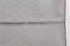 Authentic HERMES Petit Carre 40 Scarf Handkerchief "Grand H" Silk Gray Box 1472E