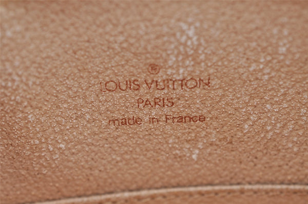 Auth Louis Vuitton Monogram Trousse Demi Ronde 23 Cosmetic Pouch M47520 LV 1472I