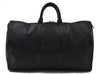 Authentic Louis Vuitton Epi Keepall 45 Boston Bag Black M42972 LV 1473D