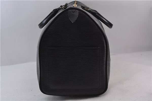 Authentic Louis Vuitton Epi Keepall 45 Boston Bag Black M42972 LV 1473D