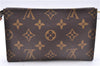 Authentic Louis Vuitton Monogram Pouch For Bucket PM LV 1473E