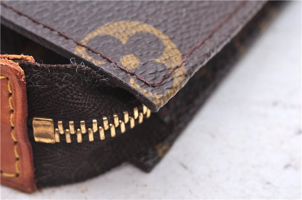 Authentic Louis Vuitton Monogram Pouch For Bucket PM LV 1473E