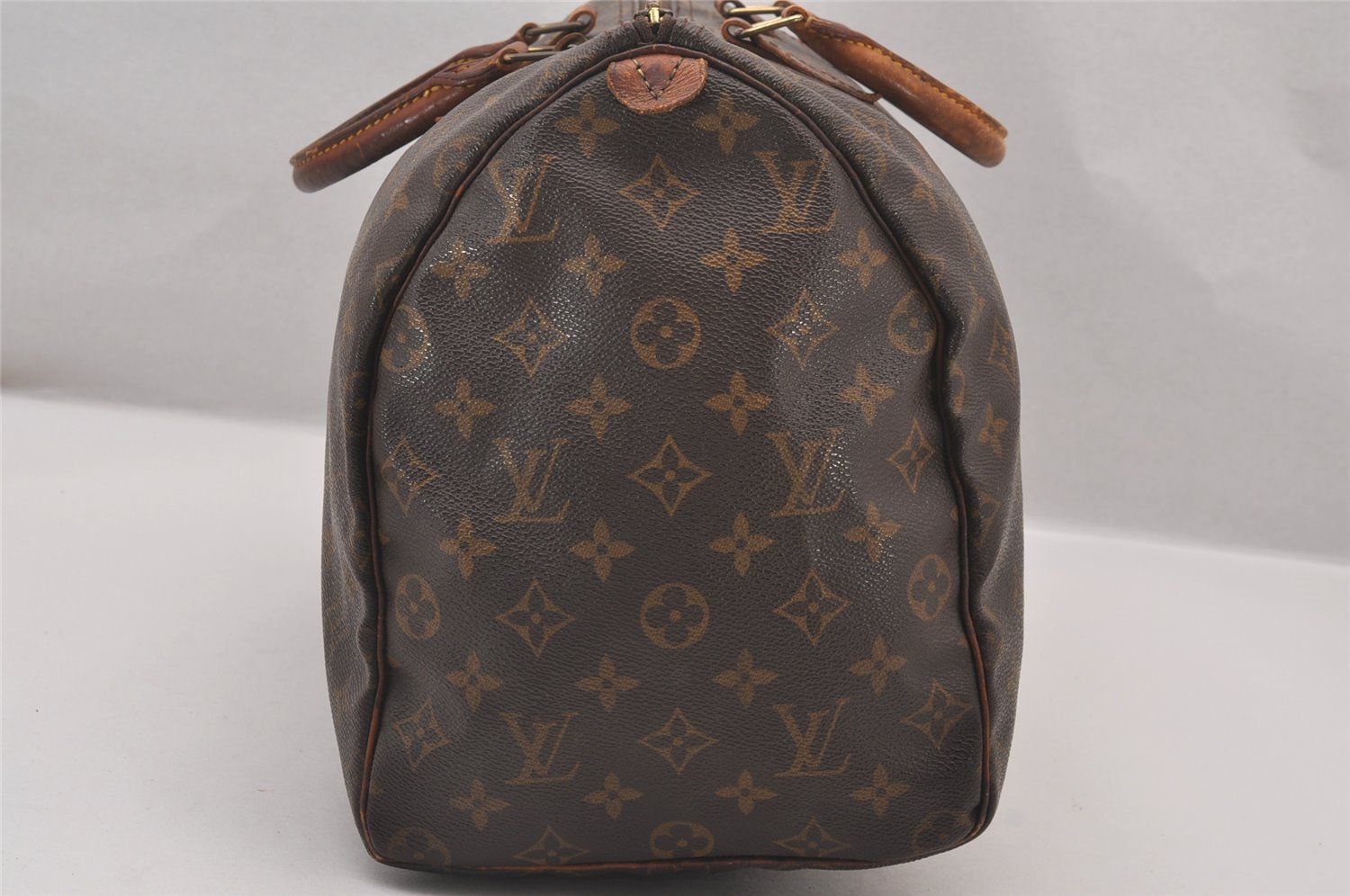 Authentic Louis Vuitton Monogram Speedy 40 Hand Boston Bag M41522 LV Junk 1473I