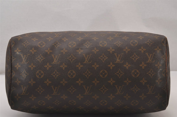 Authentic Louis Vuitton Monogram Speedy 40 Hand Boston Bag M41522 LV Junk 1473I