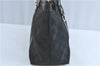 Authentic GUCCI Abbey Shoulder Tote Bag GG Canvas Leather 141470 Black 1474C