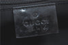Authentic GUCCI Abbey Shoulder Tote Bag GG Canvas Leather 141470 Black 1474C