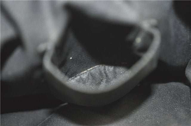 Authentic GUCCI Abbey Shoulder Tote Bag GG Canvas Leather 141470 Black 1474C