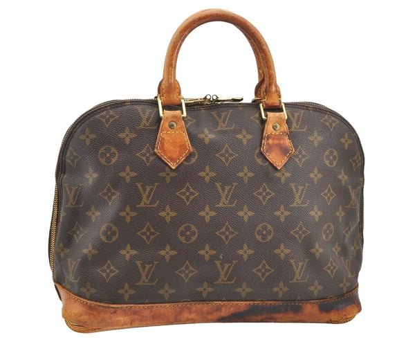 Authentic Louis Vuitton Monogram Alma Hand Bag Purse M51130 LV 1474I