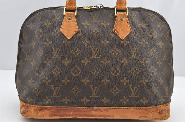 Authentic Louis Vuitton Monogram Alma Hand Bag Purse M51130 LV 1474I
