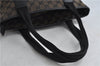 Authentic GUCCI Shoulder Tote Bag GG Canvas Leather 0190401 Black 1475D