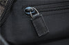 Authentic GUCCI Shoulder Tote Bag GG Canvas Leather 0190401 Black 1475D