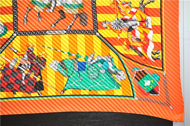 Authentic HERMES Pleats Scarf 