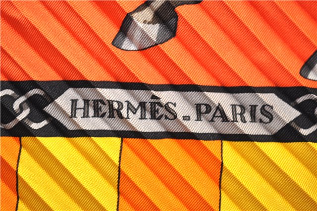 Authentic HERMES Pleats Scarf 