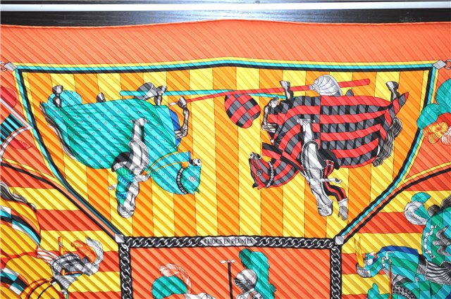 Authentic HERMES Pleats Scarf 