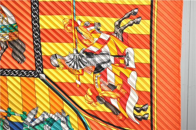 Authentic HERMES Pleats Scarf 