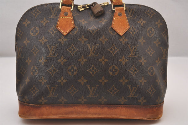Authentic Louis Vuitton Monogram Alma Hand Bag Purse M51130 LV 1475I