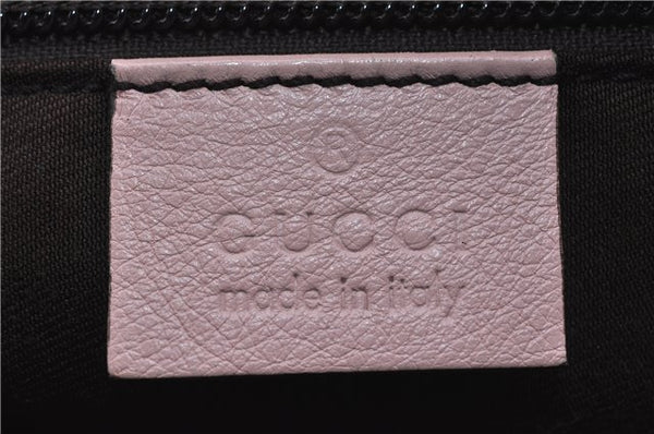 Authentic GUCCI Shoulder Hand Bag GG Canvas Leather 131228 Beige 1476D