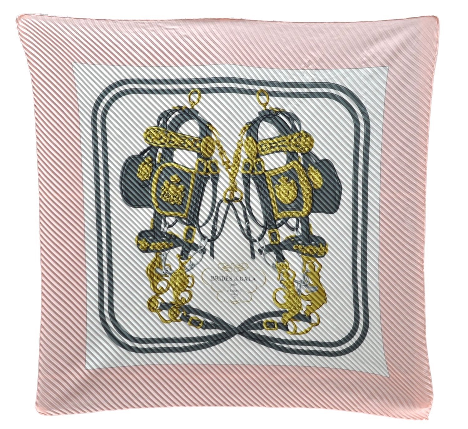 Authentic HERMES Pleats Scarf 