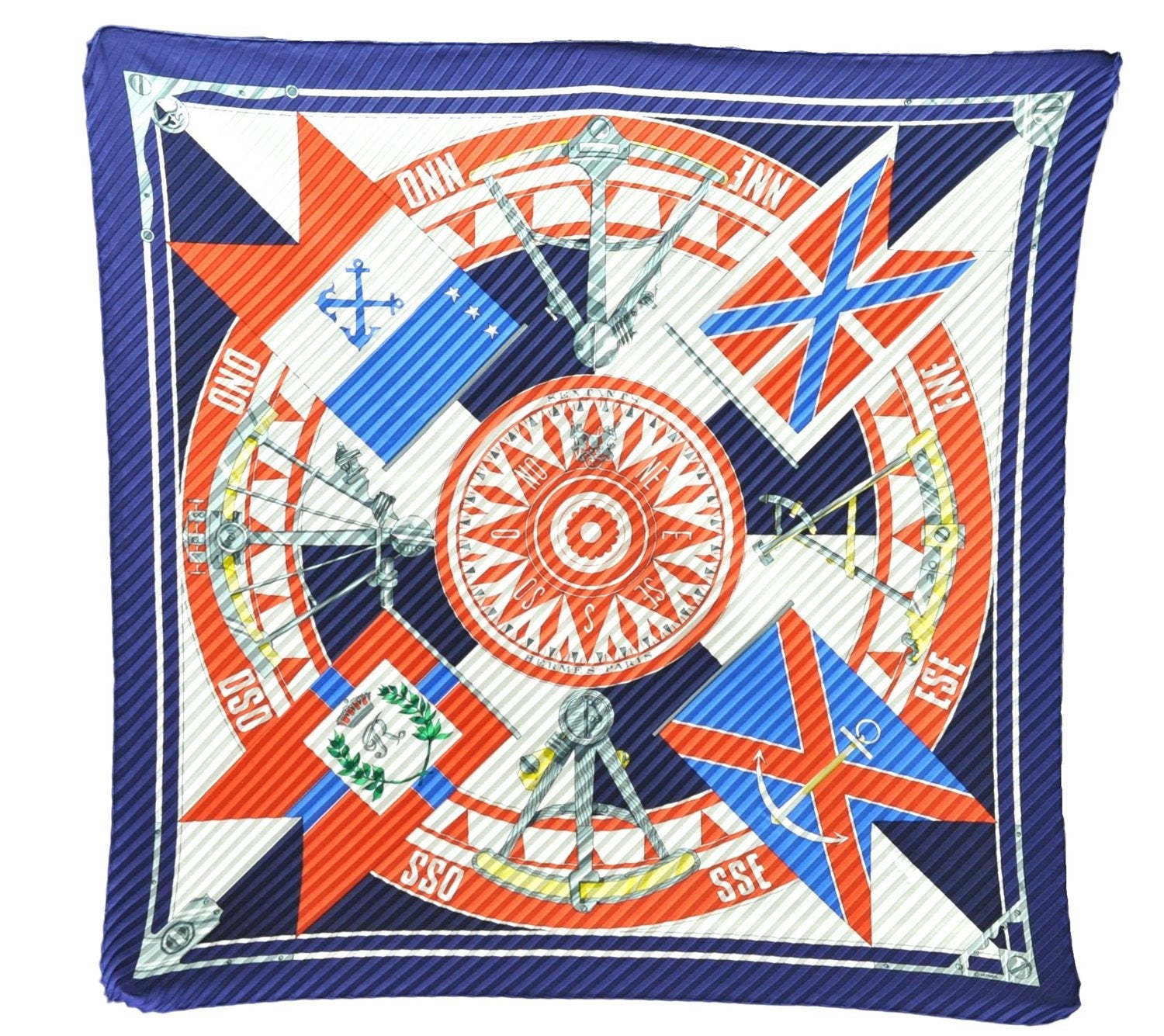 Authentic HERMES Pleats Scarf 