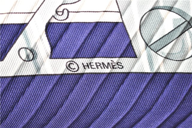 Authentic HERMES Pleats Scarf 