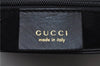 Authentic GUCCI Bamboo 2way Hand Shoulder Bag Purse Leather Black 1478D