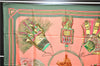 Authentic HERMES Carre 90 Scarf "Euirs du Desert" Silk Green 1478E