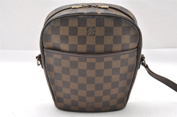 Authentic Louis Vuitton Damier Ipanema PM Shoulder Cross Bag N51294 Junk 1478I