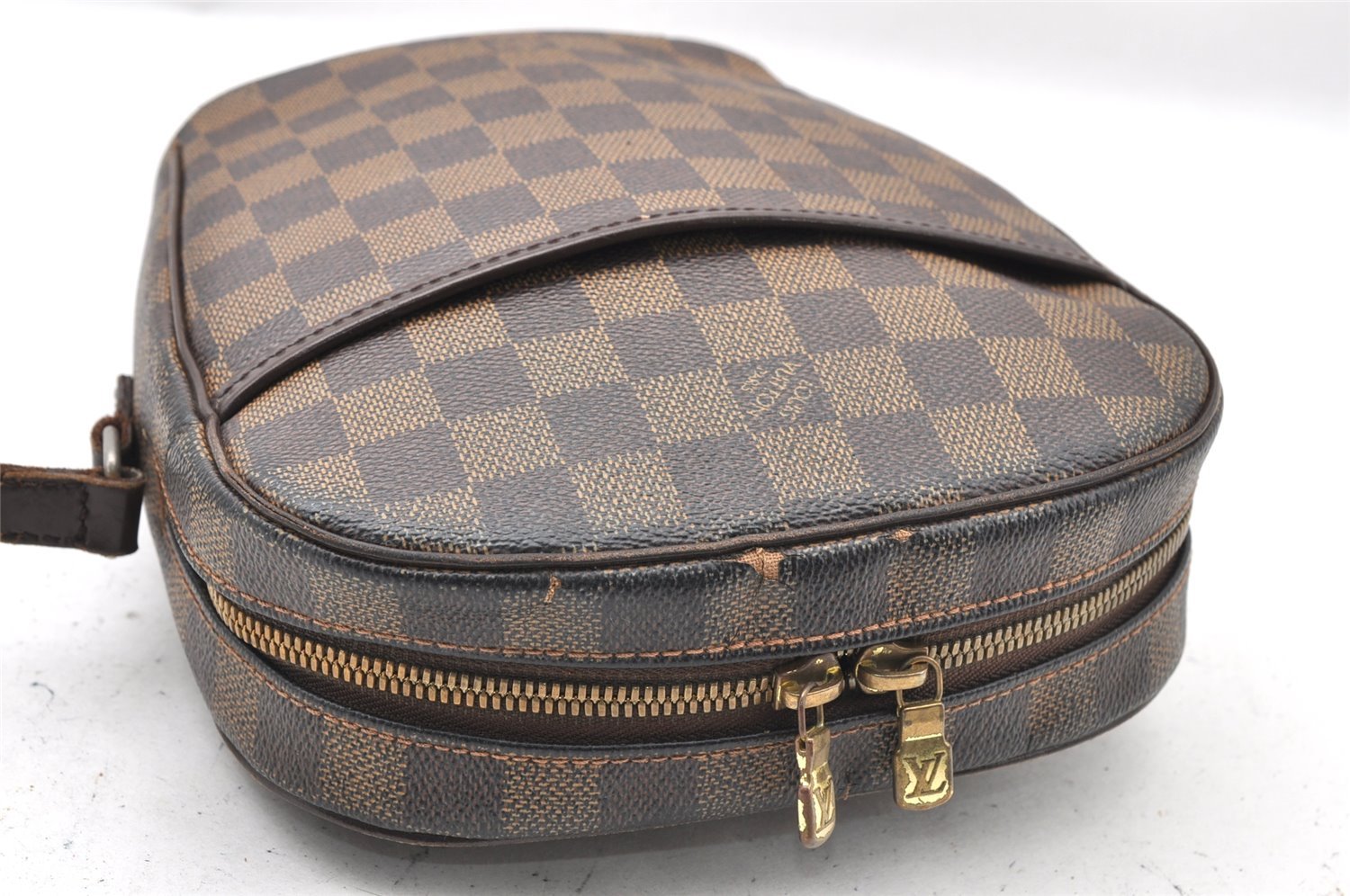 Authentic Louis Vuitton Damier Ipanema PM Shoulder Cross Bag N51294 Junk 1478I