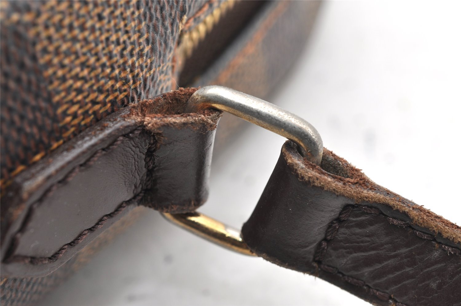 Authentic Louis Vuitton Damier Ipanema PM Shoulder Cross Bag N51294 Junk 1478I