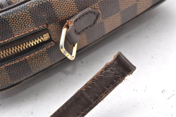 Authentic Louis Vuitton Damier Ipanema PM Shoulder Cross Bag N51294 Junk 1478I