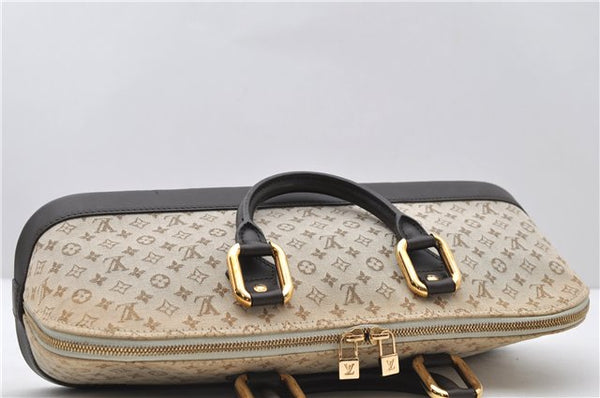 Auth Louis Vuitton Monogram Mini Alma Ron Hand Bag Khaki Beige M92206 LV 1479D