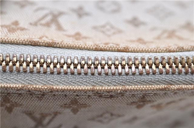 Auth Louis Vuitton Monogram Mini Alma Ron Hand Bag Khaki Beige M92206 LV 1479D