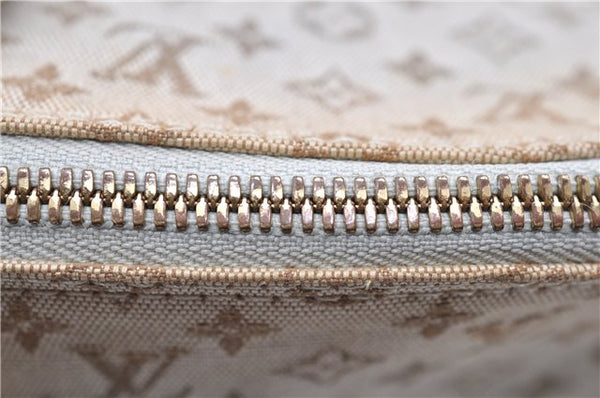 Auth Louis Vuitton Monogram Mini Alma Ron Hand Bag Khaki Beige M92206 LV 1479D