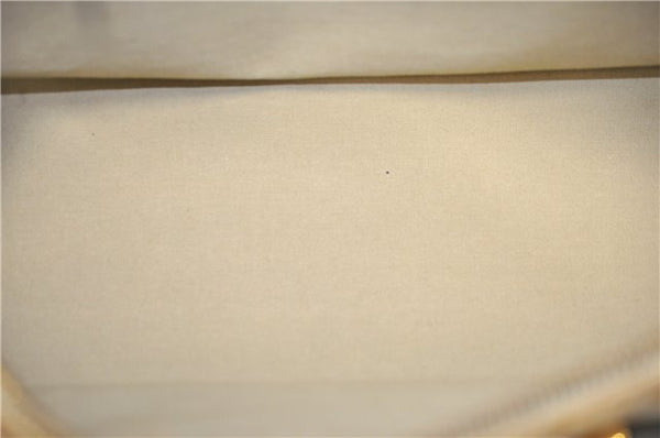 Auth Louis Vuitton Monogram Mini Alma Ron Hand Bag Khaki Beige M92206 LV 1479D