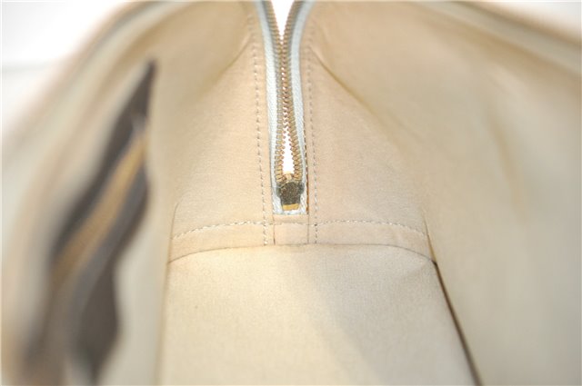 Auth Louis Vuitton Monogram Mini Alma Ron Hand Bag Khaki Beige M92206 LV 1479D