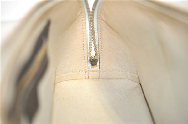 Auth Louis Vuitton Monogram Mini Alma Ron Hand Bag Khaki Beige M92206 LV 1479D