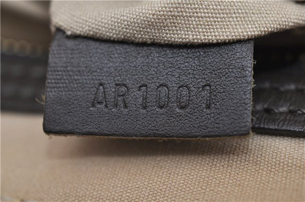 Auth Louis Vuitton Monogram Mini Alma Ron Hand Bag Khaki Beige M92206 LV 1479D