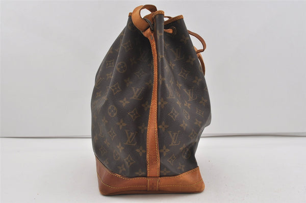 Authentic Louis Vuitton Monogram Noe Shoulder Drawstring Bag M42224 LV 1479I