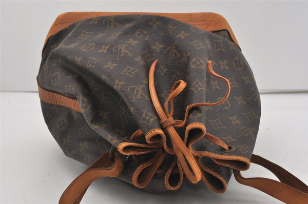 Authentic Louis Vuitton Monogram Noe Shoulder Drawstring Bag M42224 LV 1479I