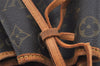 Authentic Louis Vuitton Monogram Noe Shoulder Drawstring Bag M42224 LV 1479I